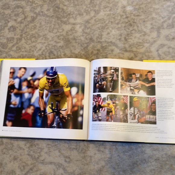 Lance Armstrong, images of a champion photo & coffee table book. Born to run set - Picture 5 of 11